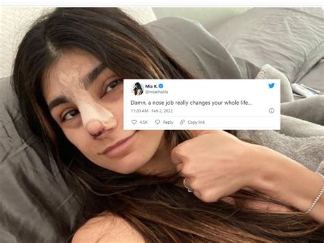 Mia Khalifa gets new nose job as she makes admission about fake boobs